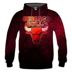 Чоловіче 3D худі Chicago Bulls - PrintSalon