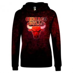 Жіноче 3D худі Chicago Bulls-PrintSalon Жіноче 3D худі Chicago Bulls