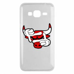 Чехол для Samsung J3 2016 Chicago Bulls бык - PrintSalon