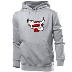 Мужское худи Chicago Bulls бык - PrintSalon