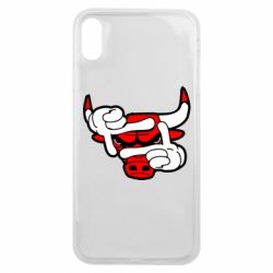 Чехол для iPhone Xs Max Chicago Bulls бык - PrintSalon