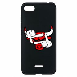 Чехол для Xiaomi Redmi 6A Chicago Bulls бык - PrintSalon