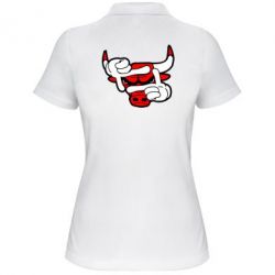 Женское поло Chicago Bulls бык - PrintSalon