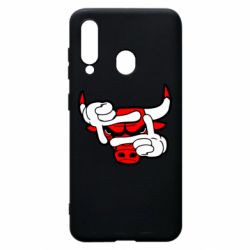 Чехол для Samsung A60 Chicago Bulls бык - PrintSalon