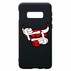 Чехол для Samsung S10e Chicago Bulls бык - PrintSalon