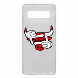 Чехол для Samsung S10 Chicago Bulls бык - PrintSalon