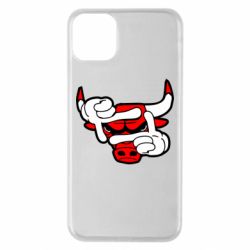 Чехол для iPhone 11 Pro Max Chicago Bulls бык - PrintSalon