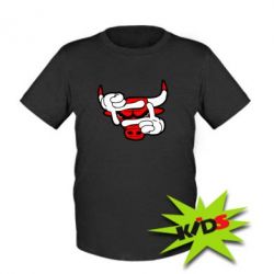 Детская футболка Chicago Bulls бык - PrintSalon