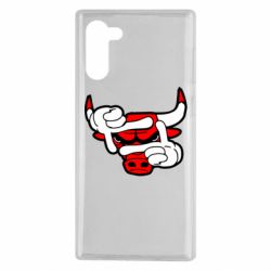 Чехол для Samsung Note 10 Chicago Bulls бык - PrintSalon