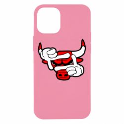 Чехол для iPhone 12 mini Chicago Bulls бык - PrintSalon