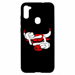 Чехол для Samsung A11/M11 Chicago Bulls бык - PrintSalon