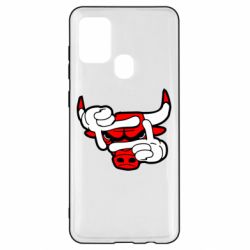 Чехол для Samsung A21s Chicago Bulls бык - PrintSalon