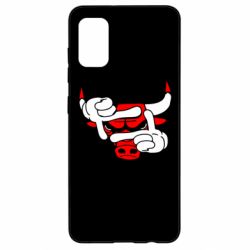 Чехол для Samsung A41 Chicago Bulls бык - PrintSalon