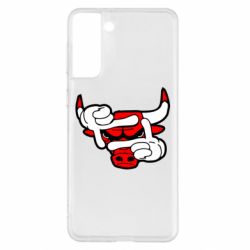 Чехол для Samsung S21+ Chicago Bulls бык - PrintSalon
