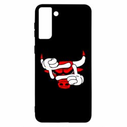 Чехол для Samsung S21 Ultra Chicago Bulls бык - PrintSalon