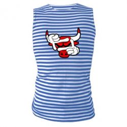 Майка-тельняшка Chicago Bulls бык - PrintSalon