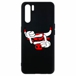Чехол для Oppo A91/Reno3 Chicago Bulls бык - PrintSalon