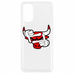 Чехол для Oppo Reno 4 Chicago Bulls бык - PrintSalon