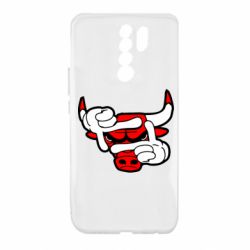 Чехол для Xiaomi Redmi 9 Chicago Bulls бык - PrintSalon