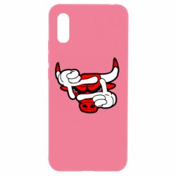 Чехол для Xiaomi Redmi 9a Chicago Bulls бык - PrintSalon