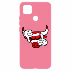 Чехол для Xiaomi Redmi 9c Chicago Bulls бык - PrintSalon
