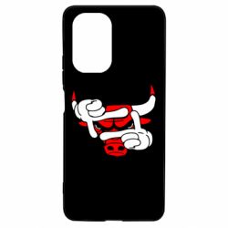 Чехол для Xiaomi Poco F3/K40 Chicago Bulls бык - PrintSalon