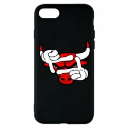 Чехол для iPhone SE 2022 Chicago Bulls бык - PrintSalon