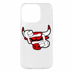 Чехол для iPhone 14 Pro Chicago Bulls бык