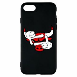 Чехол для iPhone 7 Chicago Bulls бык - PrintSalon