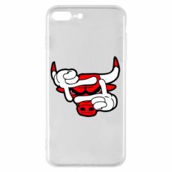 Чехол для iPhone 8 Plus Chicago Bulls бык - PrintSalon