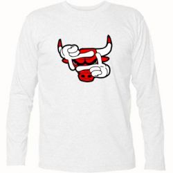 Футболка с длинным рукавом Chicago Bulls бык - PrintSalon