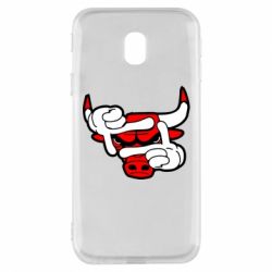 Чехол для Samsung J3 2017 Chicago Bulls бык - PrintSalon