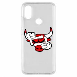 Чехол для Xiaomi Mi A2 Chicago Bulls бык - PrintSalon