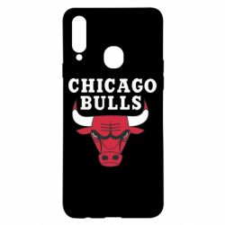 Чехол для Samsung A20s Chicago Bulls Classic - PrintSalon