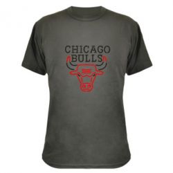 Камуфляжная футболка Chicago Bulls Logo - PrintSalon