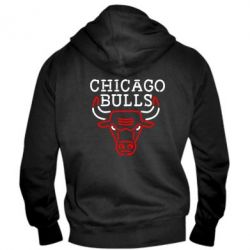 Мужское худи на молнии Chicago Bulls Logo - PrintSalon