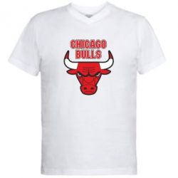Мужская футболка  с V-образным вырезом Chicago Bulls vol.2 - PrintSalon