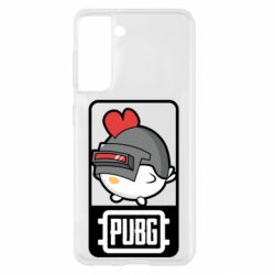 Чохол для Samsung S21 Chicken PUBG-PrintSalon Чохол для Samsung S21 Chicken PUBG