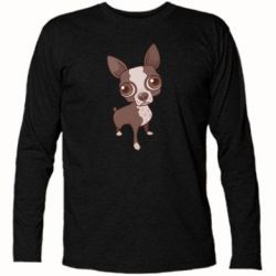 Футболка с длинным рукавом Чихуахуа - PrintSalon
