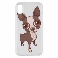 Чехол для iPhone X/Xs Чихуахуа - PrintSalon