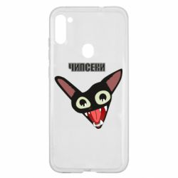 Чехол для Samsung A11/M11 Чипсеки кот мем - PrintSalon