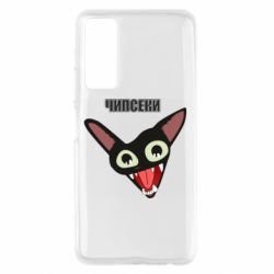 Чехол для Huawei P Smart 2021 Чипсеки кот мем - PrintSalon