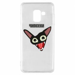 Чехол для Samsung A8 2018 Чипсеки кот мем