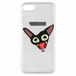 Чехол для iPhone 8 Чипсеки кот мем - PrintSalon