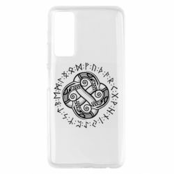 Чехол для Huawei P Smart 2021 Celtic Dragon and Runes - PrintSalon