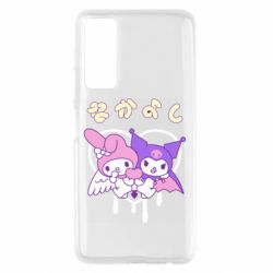 Чехол для Huawei P Smart 2021 Kuromi and My Melody - PrintSalon