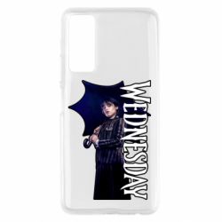 Чехол для Huawei P Smart 2021 Wendesday Addams - PrintSalon