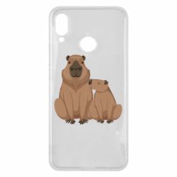 Чехол для Huawei P Smart Plus 2018 Две капибары