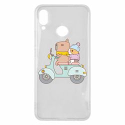 Чехол для Huawei P Smart Plus 2018 Капибара и Морская свинка - PrintSalon