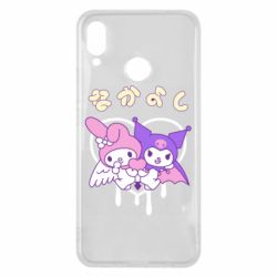 Чехол для Huawei P Smart Plus 2018 Kuromi and My Melody - PrintSalon